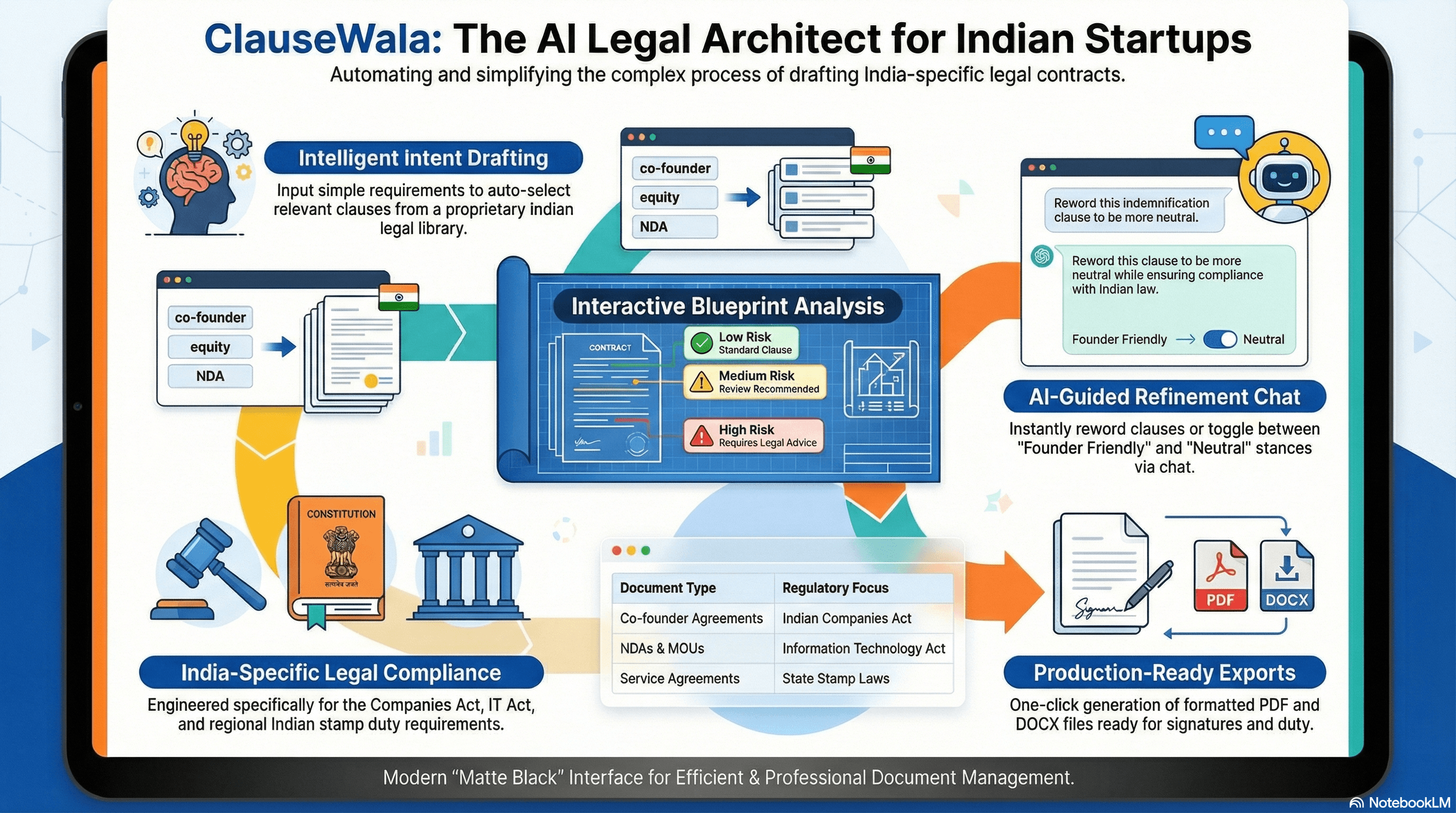 ClauseWala — AI Legal Architect for Indian Startups